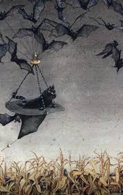 Pin By G C On Iphone Wallpapers Halloween Art Cat Art Fantasy Art