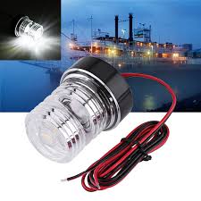 12v Waterproof 360 Beam Angle Navigation Led Anchor Light For Marine Boat Yacht Wish