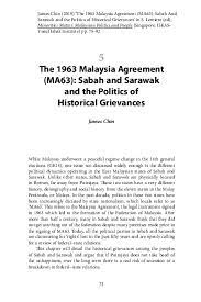 Descriptionsupplementary agreement relating to malaysia on 11 september 1963.pdf. Pdf The 1963 Malaysia Agreement Ma63 Sabah And Sarawak And The Politics Of Historical Grievances James Chin Academia Edu