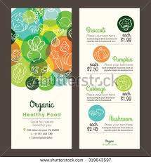 Http Thumb101 Shutterstock Com Display Pic With Logo 1613207 319643597 Stock Vector Organ Recetas Organicas Saludables Diseno De Comida Carteles De Alimentos