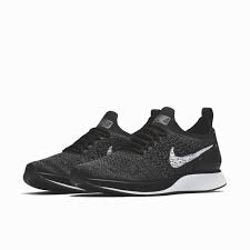 Black And White Nike Running Shoes Womens Nike Air Zoom Mariah Flyknit Racer Womens Running Shoes 9 Black White Dark Grey Nike Runningsho With Images Nike Running Shoes Women Nike Shoes Women Flyknit Racer Black