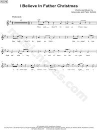 I Believe In Father Christmas Sheet Music Pdf Wvtdtr Onlinenewyear Site