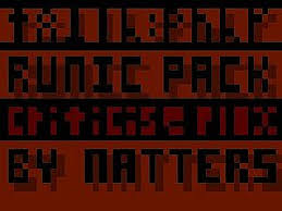 Each rune had a name and it could 'mean' its name. Runic Pack Alpha Version Mc 1 2 3 Minecraft Texture Pack