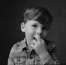 There's a balance I aim for in every session: capturing the beauty of  clean, simple studio portraits while letting each personality shine through  naturally. ⁠ ⁠ I think this is extra important
