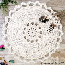 Round Crochet Placemats Crochet Placemat Patterns Crochet Placemats Placemats Patterns