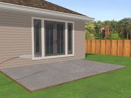Beautiful red brick herringbone patio with a soldier course border, real stone walls, limestone and cement. How To Lay A Brick Patio 14 Steps With Pictures Wikihow