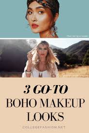 simple boho makeup looks