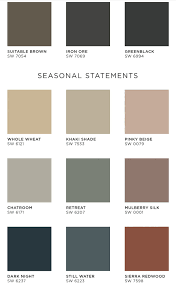 Muted neutrals, including pure white sw. Rejuvenation Sherwin Williams Paint Color Pallettes Modern Paint Colors Rustic Living Room Colors Rustic Paint Colors
