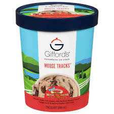 Ingredients · milkfat and nonfat milk, sweet cream buttermilk, moose tracks fudge · contains: Fastest Cups In A Quart Of Ice Cream