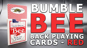 He is very striking to look at and would this card can be personalised with your own choice of wording/greeting, on the front only. Deck Review Bee Red Bumble Bee Back Edition Playing Cards Hd Youtube
