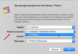 Inside it are folders for each of the motion templates: Fcp X Store Custom Titles In The Library Itself Larry Jordan