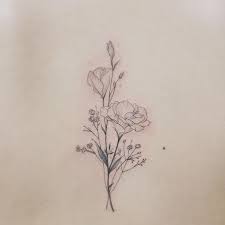 Flower Tattoo Auf Pinterest Zarte Tatowierung Einfaches Blumentattoo Und Flowers Tattoo Blumenta Wildblumen Tattoo Blumen Tattoo Nacken Tatowierungen