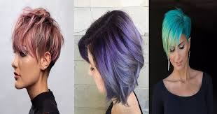 The long bob is a flattering look for gray hair, which lends it dimension. Beautiful Hair Dye Styles For Short Hair