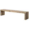 It looks rustic due to being made or rustic wood planks and can be painted modern also! 1