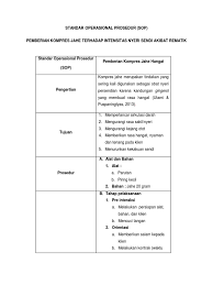 Hangat efektif menurunkan demam pada klien di rsud temanggung. Sop Kompres Jahe