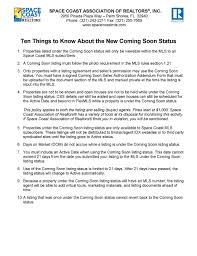 10 Things You Should Know About Coming Soon New Tricks Things To Know Real Estate News
