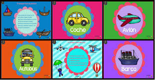 Dibujos bonitos de medios de transporte aereo, terrestre y maritimos. Carteles Para Decorar La Clase Medios De Transporte Imagenes Educativas