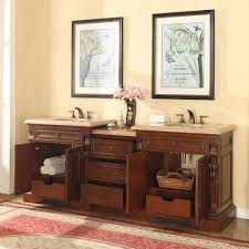 Double sink vanity bathroom vanities. Accord 90 Inch Double Sink Bathroom Vanity Roman Vein Cut Travertine Top