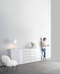 Exklusives schlafzimmer sideboard riusa front in weiß mit glas beschichtet korpus in schwarz ca. Office Sideboards Sudbrock Mobel