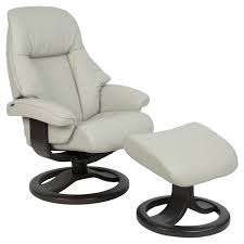 Fjords Alfa 510 Ergonomic Leather Recliner Chair Ottoman Scandinavian Norwegian Lounge Chair By Hjellegjerde