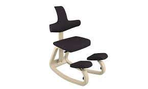 Varier peel lounge chair+stall, black leather nos. Varier Thatsit Balans Kneeling Chair With Back Varier Furniture