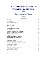 Nabi muhammad saw adalah pemimpin terbesar sekaligus nabi terakhir bagi umat muslim. Pdf Sirah Nabi Muhammad S A W Pengajaran Pedoman Fatin Zulkefli Academia Edu