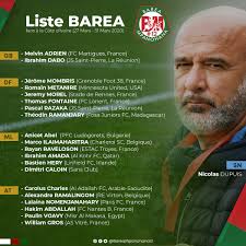 LISTE OFFICIELLE BAREA]📑 👉 Les 20 joueurs sélectionnés contre la Côte  d'Ivoire 🇨🇮 ➡Gardiens :