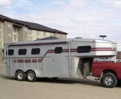 7 6 3 Horse Trails West Trailer For Sale In Alberta Stud Divider Gvwr 8160 Front Tack Dressing Room E Trailers For Sale Recreational Vehicles Classifieds