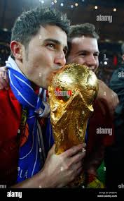 David villa world cup hi-res stock photography and images