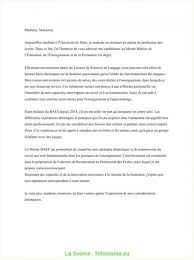 La licence sciences du langage a en effet pour objet l'étude et la. Lettre Motivation Professeur Des Ecoles A Voir