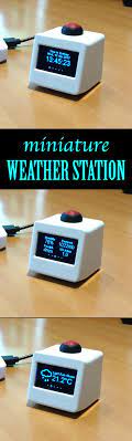 miniature weather station esp8266 wetterstationen wetter esp8266 12e