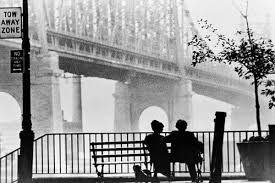 The image of isaac and mary sitting on the park and looking on the bridge became the most. Manhattan Woody Allen 24x36 Poster Iconic Queensboro Bridge Scene At Amazon S Entertainment Collectibles Store