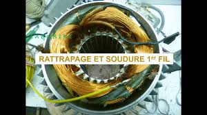 Moteur Monophase Avec Les Fils De Sortie A Reprendre Youtube