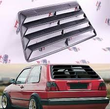 Jazz from brandz vehicle wrapping's awesome volkswagen mk2 golf gti on klutch sl1 wheels 16x8 & 16x9. Vw Golf Mk2 Gti Window Louver Spoiler Tuning Car Parts 2 4 Doors Abs Plastic Ebay