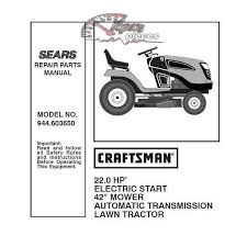 Ayp / craftsman / sears tires, tubes, and wheels///// there are no products for this category and brand at this time or the page has moved. Craftsman Tractor Parts Manual 944 603650