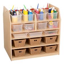 Art supply storage should be practical and inexpensive, we give you both! Sprogs Baltic Birch Classroom Trolley Art Cart At School Outfitters