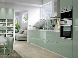 Ikea Kalvia Kitchen Doors Transform The Hub Of The Home Tlc Interiors In 2020 Mint Green Kitchen Ikea Small Kitchen Green Kitchen