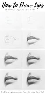 How To Draw Lips Step By Step Lips Drawing Draw Realistic Lips Lip Drawing