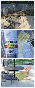 How To Paint Metal Lawn Furniture Refresh Living Metal Patio Furniture Metal Patio Chairs Lawn Furniture