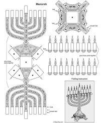 Menorah Craft Free Printable 3d Paper Model Template Bible Crafts Hanukkah Crafts Craft Free