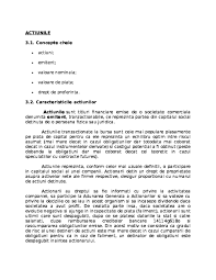 Majorarea capitalului social poate avea implicatii diferite asupra unei societati comerciale pe mai multe planuri: Doc Actiunile Grapini Ionut Academia Edu