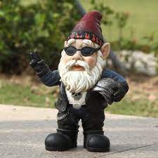 Now you can also bring good luck to your favorite rider with this biker themed gnomed decked out in your favorite leathers and ready to ride.</p> Biker Gnomes Wayfair