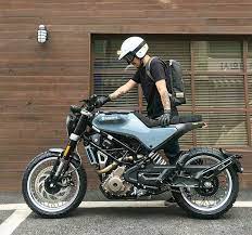 Husqvarna Svartpilen 401 Velos De Cafe Racer Cafe Racer Vintage Faire Du Velo