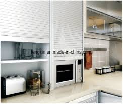 kitchen cabinets, rolling door