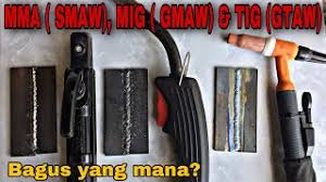 Mig (metal active gas) dan mag (metal biasanya, pada mesin las fcaw ditambah robot yang bertugas untuk menjalankan pengelasan biasa disebut. Perbedaan Mesin Las Mma Smaw Mig Gmaw Tig Gtaw Youtube