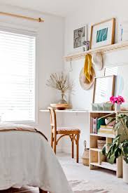 Guest bedroom contemporary home office small home office guest new small home office guest room. Room Reveal A Guest Room Home Office With Renter Friendly Design Solutions Paper And Stitch