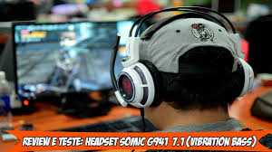 Somic new product launch event. Review E Teste Headset Somic G941 7 1 Vibration Bass Pt Br Youtube
