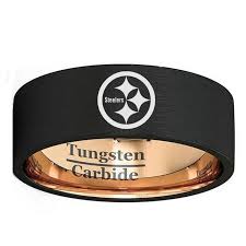 Pittsburgh Steelers Men S Tungsten Comfort Fit Wedding Band Casual Ring By Ringkingshop On Etsy Https Www Et Mens Wedding Bands Mens Tungsten Steelers Mens