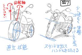 ランボー 怒りのバイクの描き方 窪田真二 note 描き方 車の描き方 乗り物 イラスト