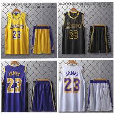 Where street style meets team pride. Nba Los Angeles Lakers Jersey 23 James Jersey Tops Shorts Set Basketball Jersey Jersi Shopee Malaysia